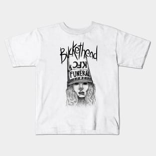 Buckethead Sketch (title version) Kids T-Shirt